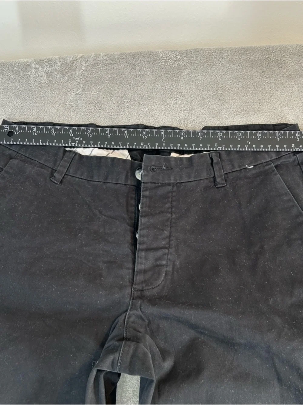 Primark Men’s Stretch Slim Fit‎ Pants Color Black Size 34x30